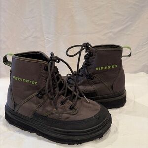 Redington Kids' Black and Gray Rain Boots